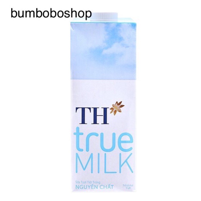 [Mã GROSALE55 giảm 8% đơn 500K] Hộp sữa tươi TH true milk có đường/ít đường/không đường 1 lít