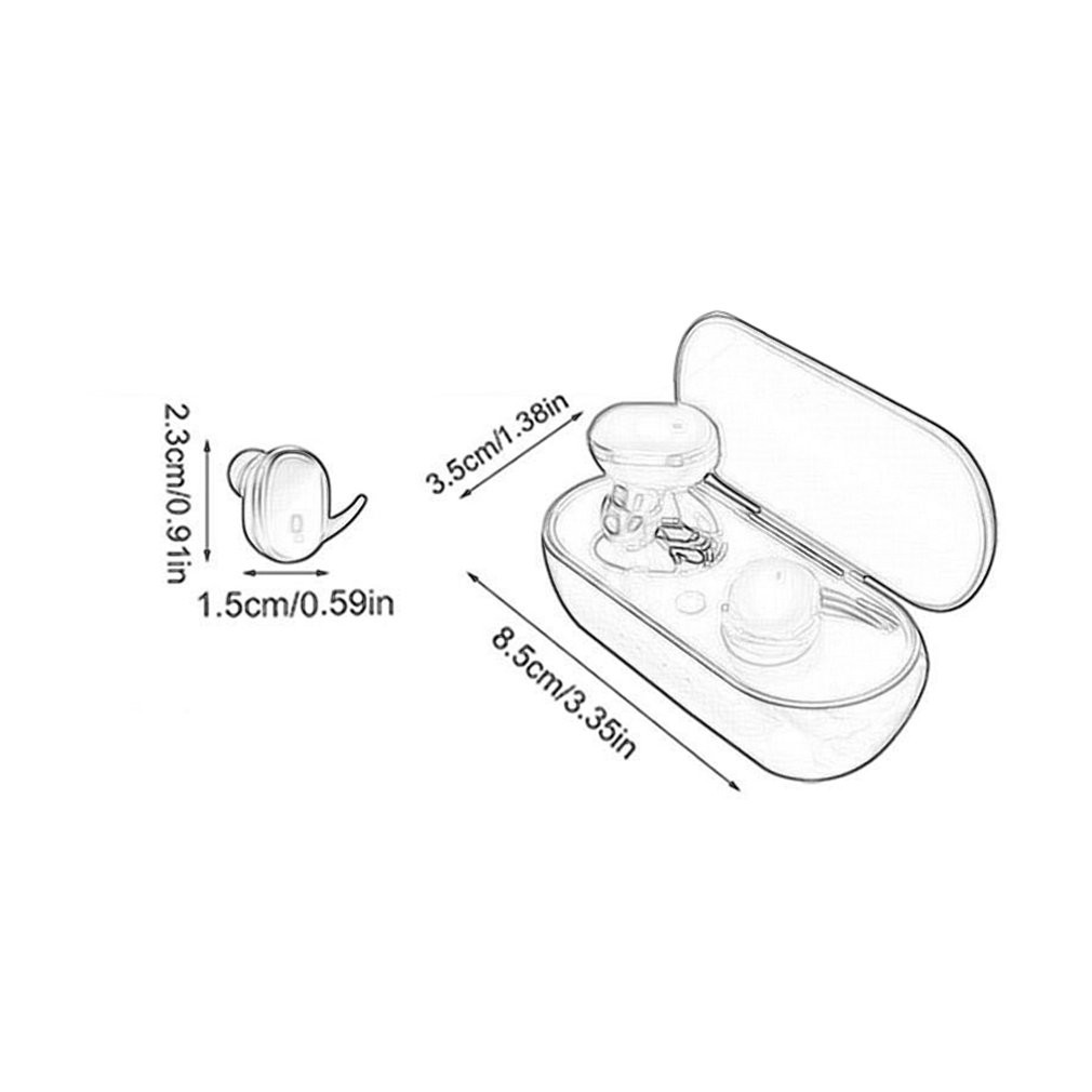 Tai Nghe Bluetooth 5.0 Không Dây Tws-Y30 Tích Hợp Mic Và Phụ Kiện