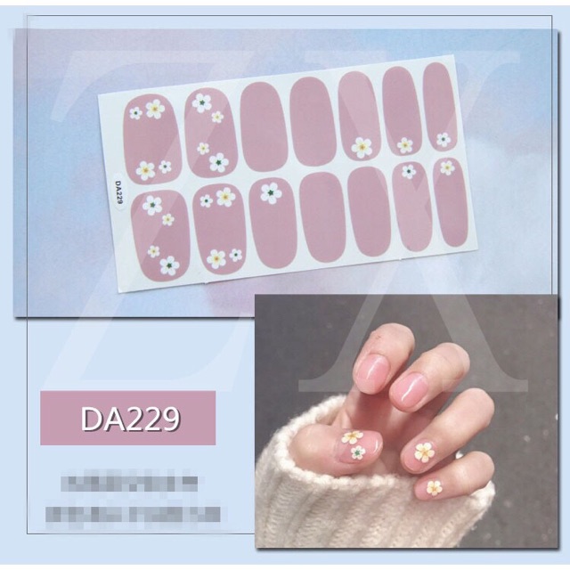 Set dán móng tay Nails dán nghệ thuật nhiều màu - có ngay bộ móng đẹp trong 5 phút (Nail wraps / Nail stickers)