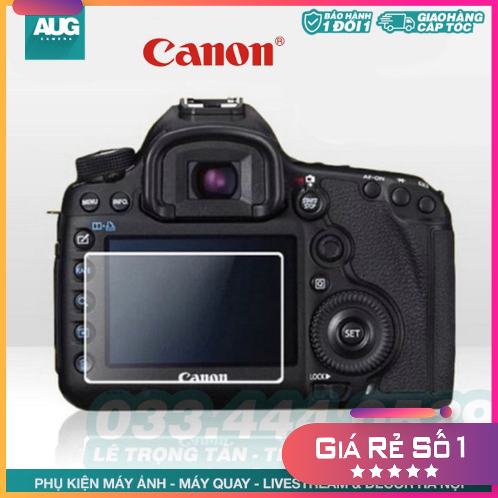 SALE -  Miếng dán màn hình cường lực máy ảnh Canon (đủ loại máy) - AUG Camera & Decor Hà Nội SALE