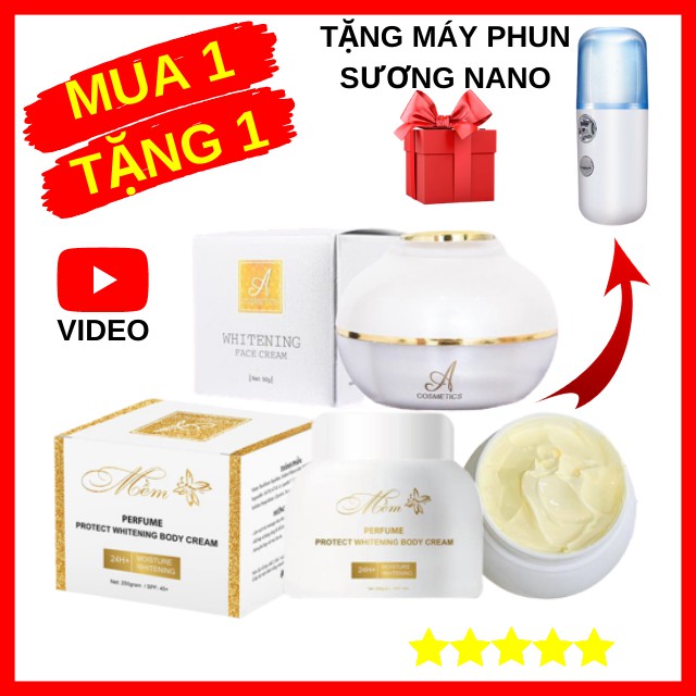 Máy Phun Sương Cầm Tay Xịt Khoáng Mini NANO Chính Hãng - Cung Cấp Độ Ẩm Dưỡng Da Mặt