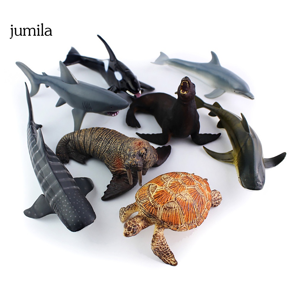 Set 8 mô hình động vật biển sống động