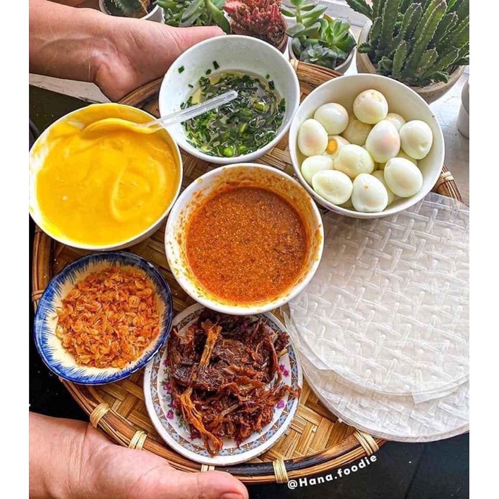 Bánh tráng chấm muối tắc Mạnh Hùng chua cay siêu ngon