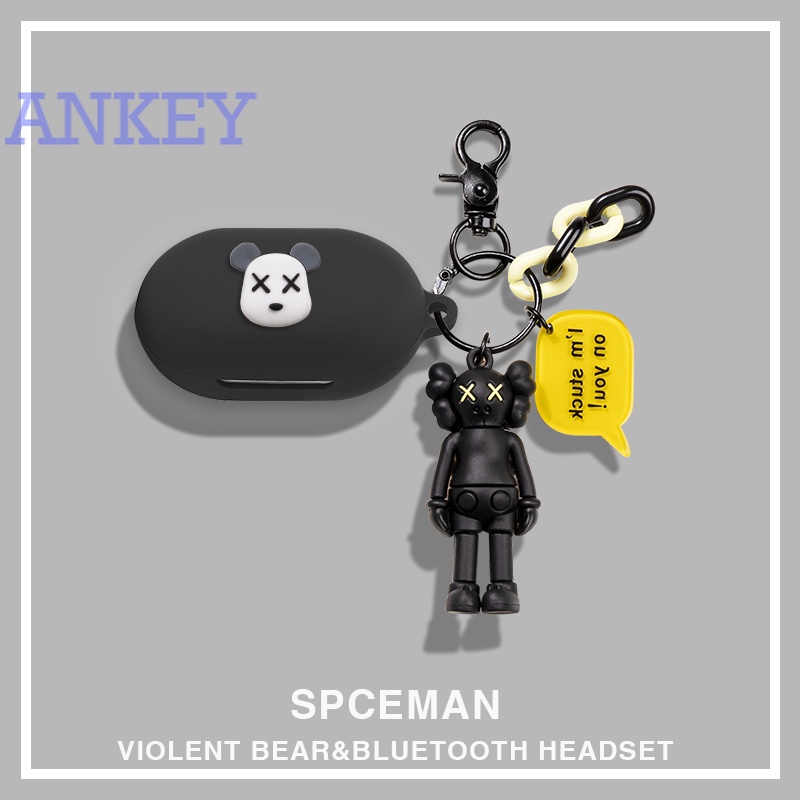 OPPO Enco Buds / W11 W12 ET81 / Air Air 2 / X Vỏ Bảo Vệ Hộp Sạc Tai Nghe Bluetooth Bằng Silicon Mềm Hình Phi Hành Gia