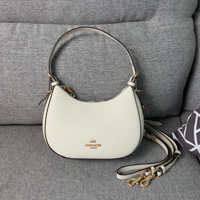 TNS-Túi đeo vai form thuyền hottrend kleo hobo shoulder bag-tone trắng và đen classic
