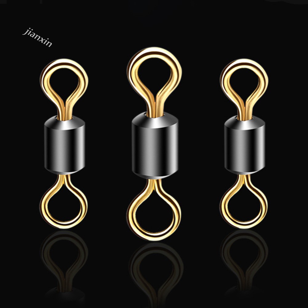 Bộ 50 Móc Khóa Nối Số 8 Bằng Thép Không Gỉ JX-50