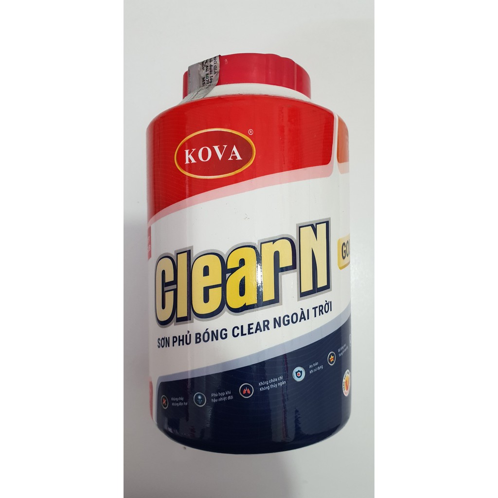SƠN PHỦ BÓNG CLEAR NGOÀI TRỜI 1kg