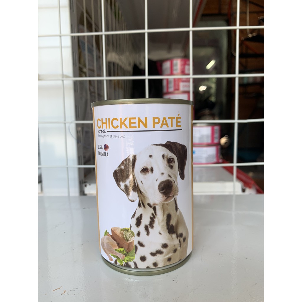 Patê cho chó làm từ thịt gà tươi Hello Dog Chicken Pate 190g, 400g, 850g