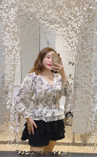 Aoa peplum hoa #bigsize