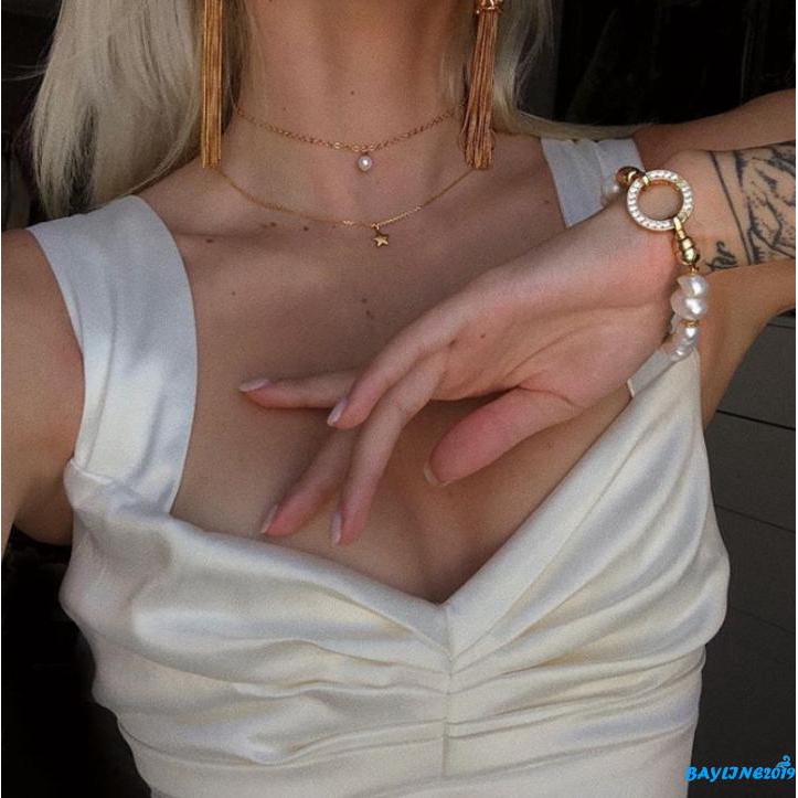 Áo Hai Dây Màu Trơn Gợi Cảm Cho Nữ Giới