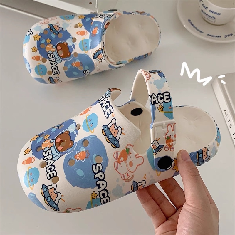 (Loại 1}Dép sục nam nữ,dép Space phong cách Ulzzang