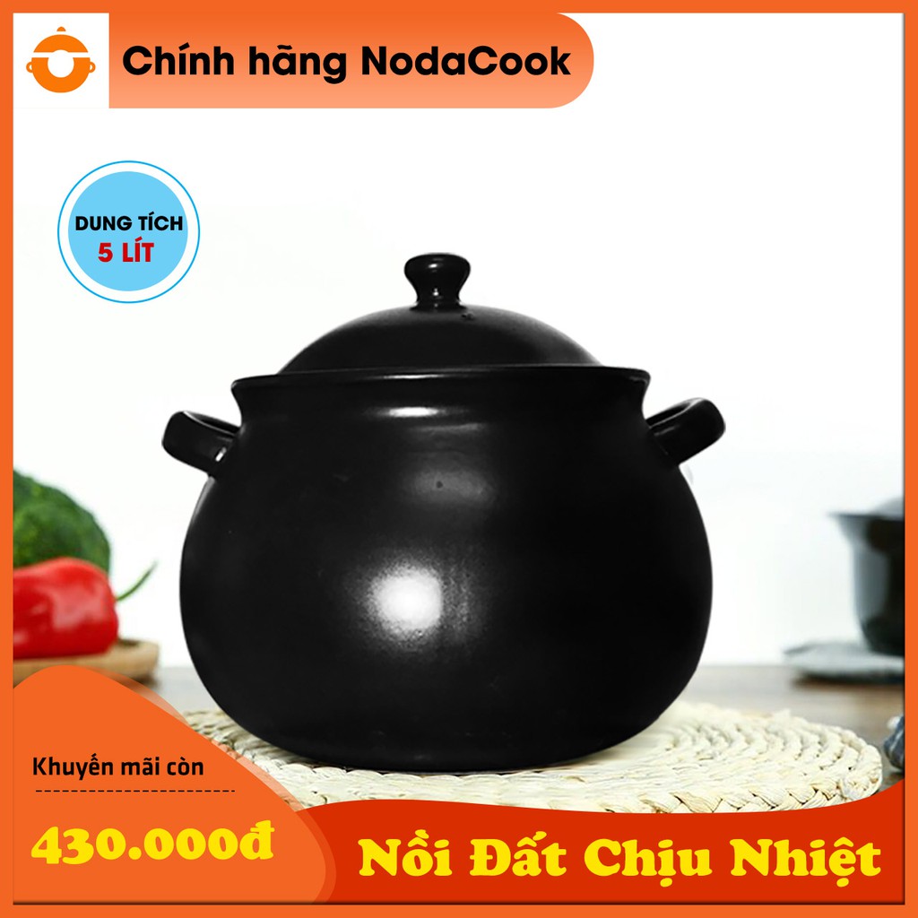 Nồi đất hầm gà sắc thuốc - NodaCook Bát Tràng