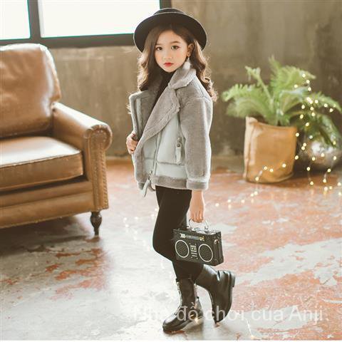 Winter girl cashmere coat