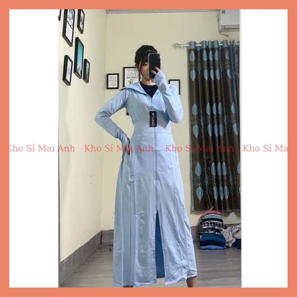 Áo Chống Nắng Nữ Toàn Thân Hai Lớp Thông Hơi Thoáng Mát Cao Cấp | BigBuy360 - bigbuy360.vn