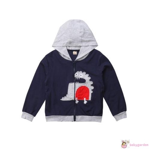 Áo hoodie có hình khủng long xinh xắn cho bé trai