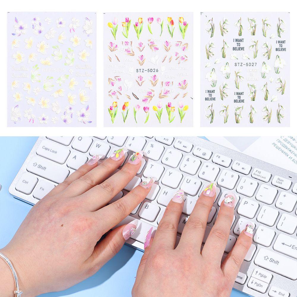 Miếng Dán Trang Trí Móng Tay Nghệ Thuật DIY