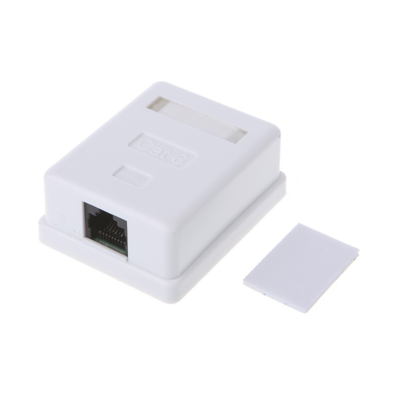 Hộp để bàn CAT6 RJ45 8P8C UTP 1 cổng