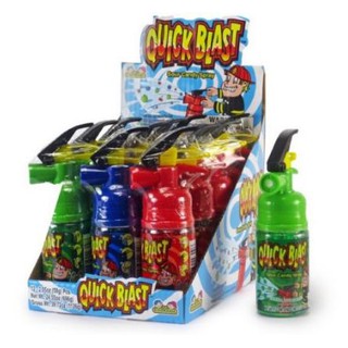 [siêu rẻ] Sỉ 1 lốc kẹo xịt bình chua Cứu Hỏa Quick Blast Mỹ(12 bình)