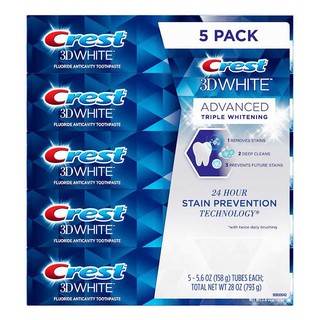 Kem đánh răng crest 3d white advanced mỹ 147g
