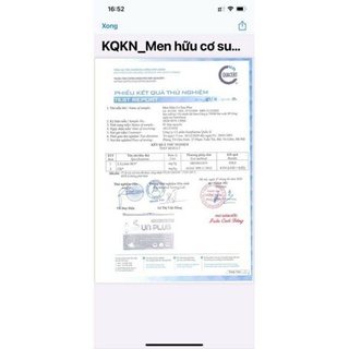 Men sống hữu cơ sunplus