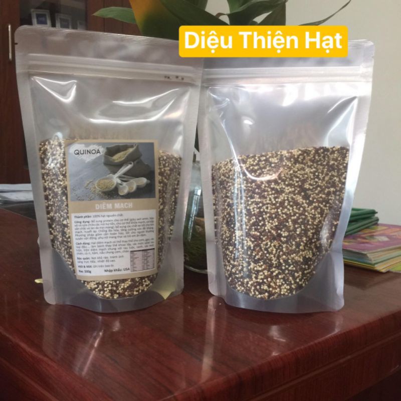 Hạt Quinoa- Diêm mạch nhập khẩu Peru giá rẻ túi- 500 gr