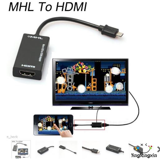 Dây cáp chuyển đổi cổng USB 2.0 MHL sang HDMI dành cho Samsung Galaxy S7 Android