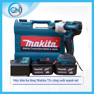 Máy khoan siết bulong dùng pin 72 V. Máy siết bulông , bắn vít, bắn tôn,..Tặng một đầu chuyển đổi,bảo hành 6 tháng