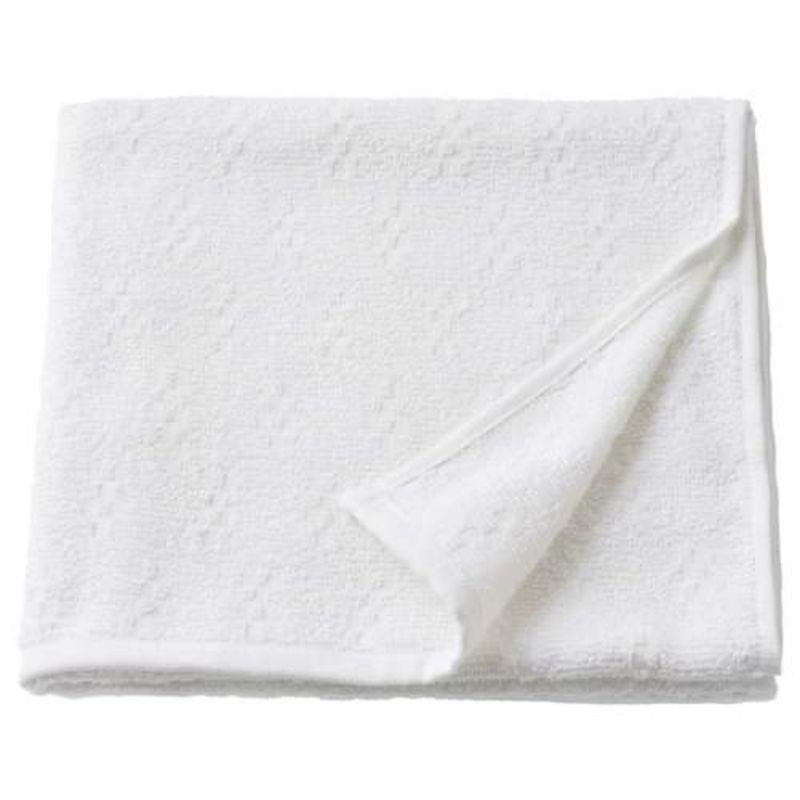 Sét 2 khăn tắm trắng IKEA