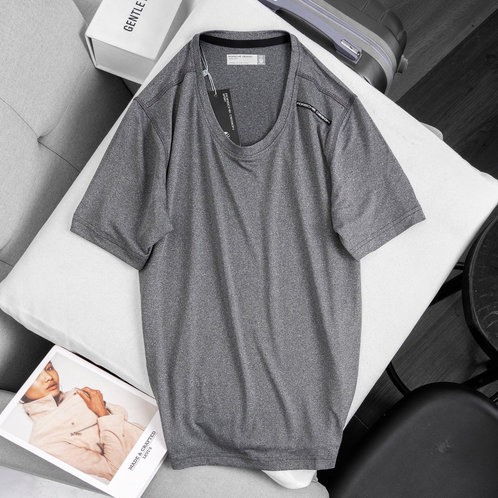 Áo thun thể thao nam chất liệu dệt kim cao cấp siêu mát, siêu thấm hút 4534