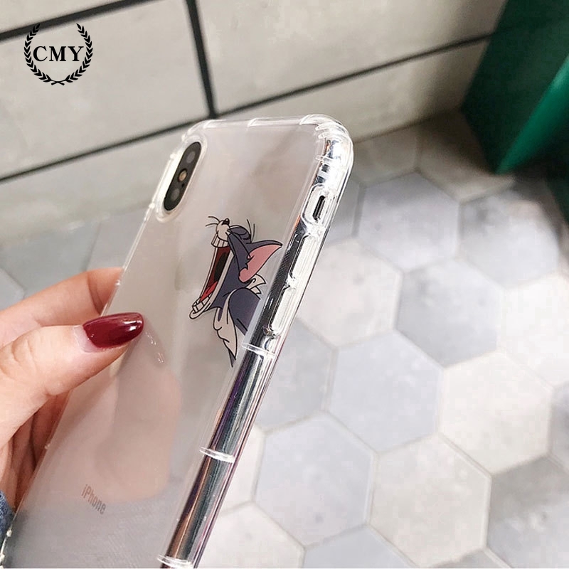 Ốp điện thoại hình mèo và chuột cho iPhone11/11Pro 11pro Max X XR XS XS MAX 7 8 plus SE 12 pro max 12 mini | BigBuy360 - bigbuy360.vn