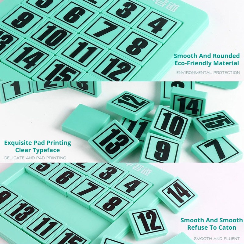 Klotski CâU đố Từ TíNh Kỹ ThuậT Số TrượT đồ ChơI GiáO DụC PháT TriểN Trí NãO Tư Duy Logic CâU đố Trẻ Em