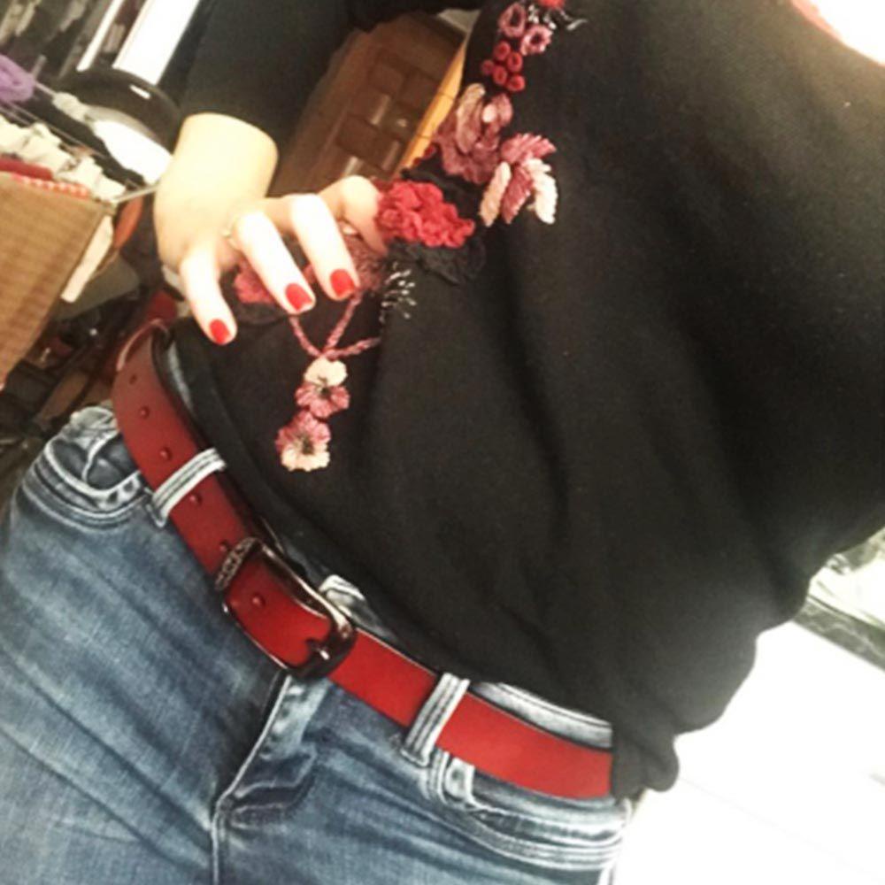 Thắt Lưng VANES1 Chất Liệu Da Bò Cao Cấp Thời Trang Theo Phong Cách Vintage