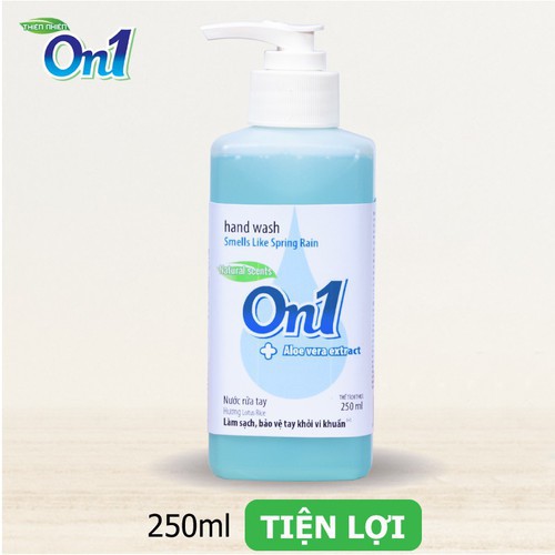 Nước rửa tay sạch khuẩn On1 250ml hương Lotus Rice - RT250