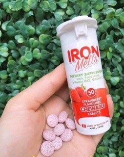 Sắt ngậm Iron Melts vị dâu Úc