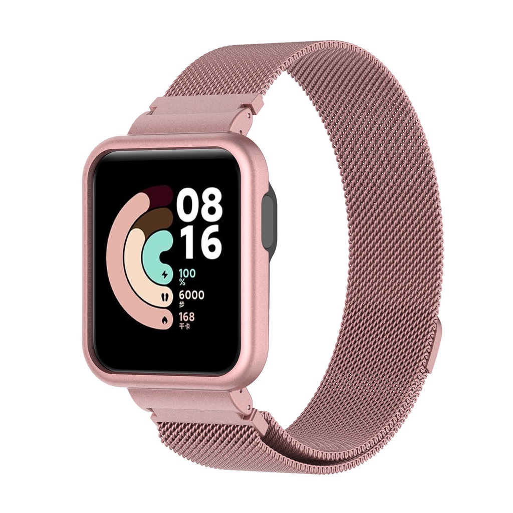 Ốp Bảo Vệ 2 Trong 1 Có Nam Châm Dành Cho Đồng Hồ Thông Minh Xiaomi Mi Watch Lite Redmi Watch 3 2 Lite Mi Watch Lite 3 2