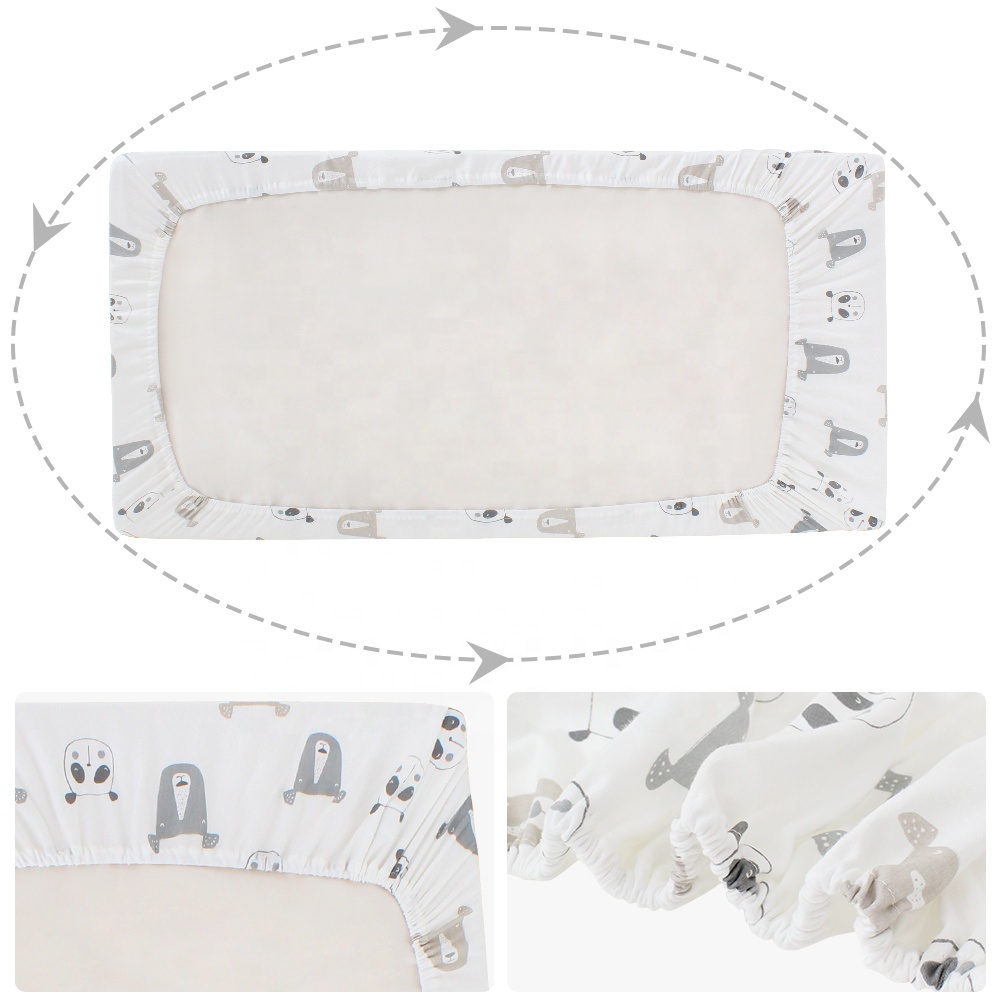 Ga vải bọc đệm cho bé Goldcat- cotton thô lụa mát mịn, ôm đệm kích thước 72x110cm cho cũi 80x120cm