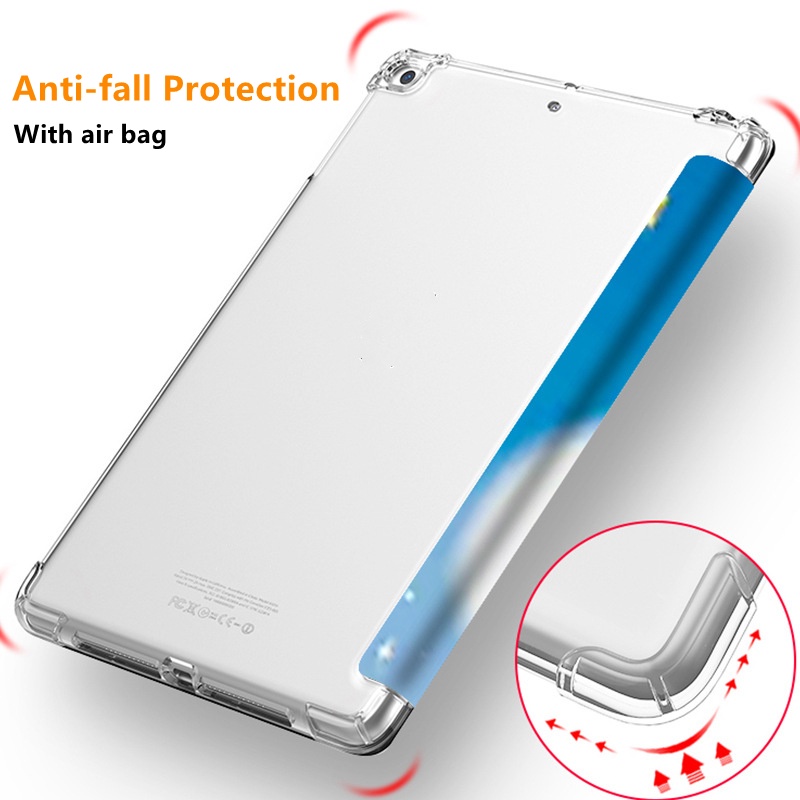 Dllencase Ốp Máy Tính Bảng Có Ngăn Đựng Bút Cho For iPad 2021 Pro 11 2019 2020 10.2 7/8th Generation 2018 9.7 5/6th Mini 4 5 Air 4 10.5 10.9 A259