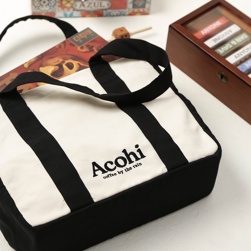 TÚI VẢI CARRYALL WHITE TOTEBAG