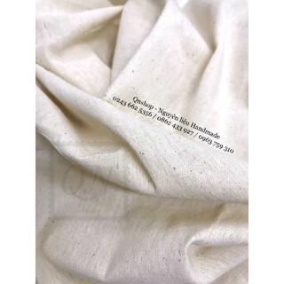 1 mét Canvas, vải bố, vải mộc làm nền chụp ảnh, thêu, may túi, làm rèm, trải bàn, may gối tựa...