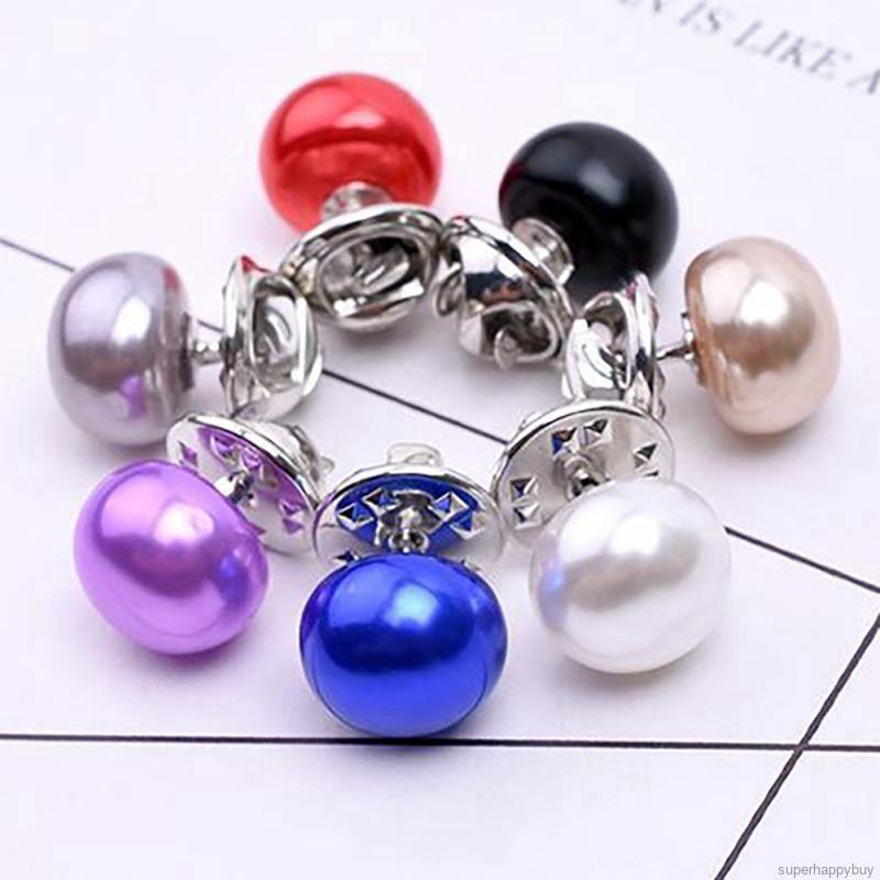 Ghim Cài Áo Đính Ngọc Trai Nhân Tạo Thiết Kế Ấn Tượng