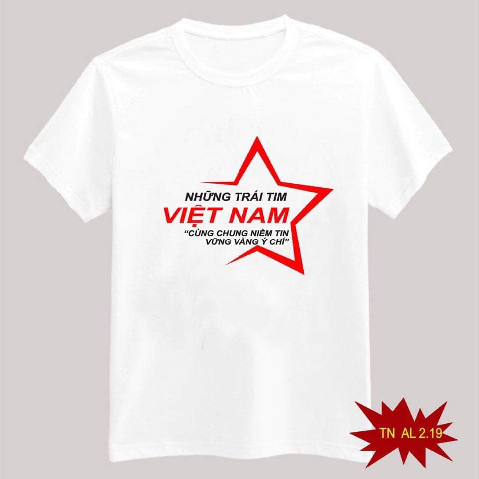 áo thun nhóm trái tim việt nam