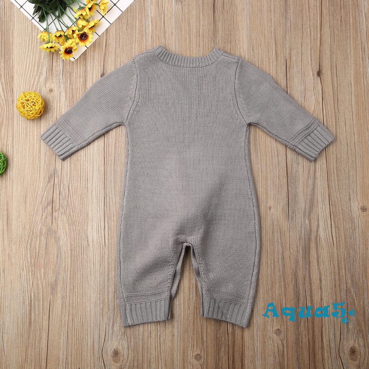 Bộ Áo Liền Quần Cotton Dễ Thương Cho Trẻ Sơ Sinh