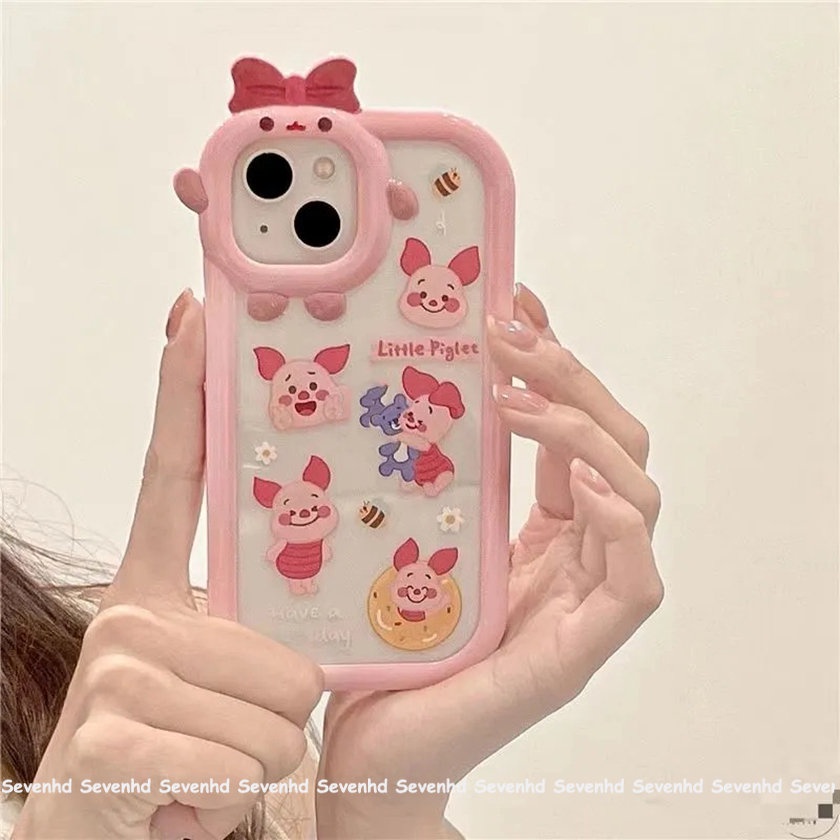 Ốp Điện Thoại Dẻo Trong Suốt Họa Tiết Hoạt Hình Winnie The Pooh Cho iPhone 14 13 12 11 Pro Max Xs Max Xr X 7 8 6 6s Plus
