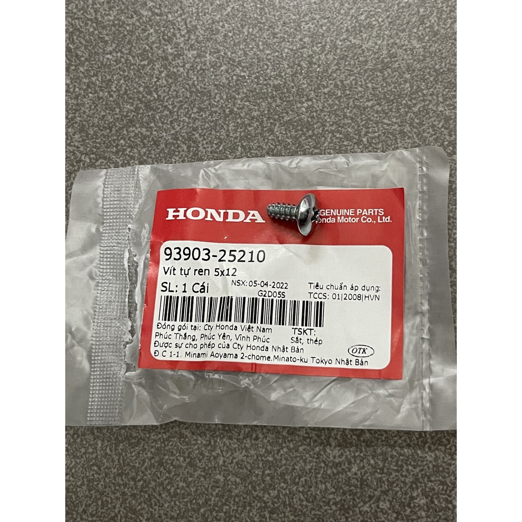 Ốc bắt bửng trong với bửng ngoài xe Future Neo và một số xe số khác hàng chính hãng 9390325210