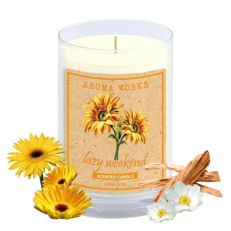 Nến Thơm Thiên Nhiên Aroma Works Natural Scented Candle - Lazy Weekend