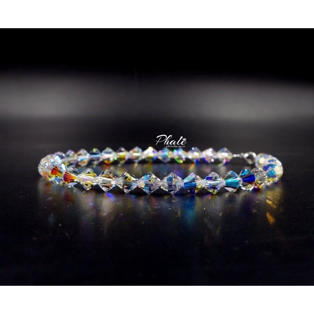 Vòng Tay Pha Lê Nón Nhọn 04mm Được Thiết Kế Từ Pha Lê Swarovski