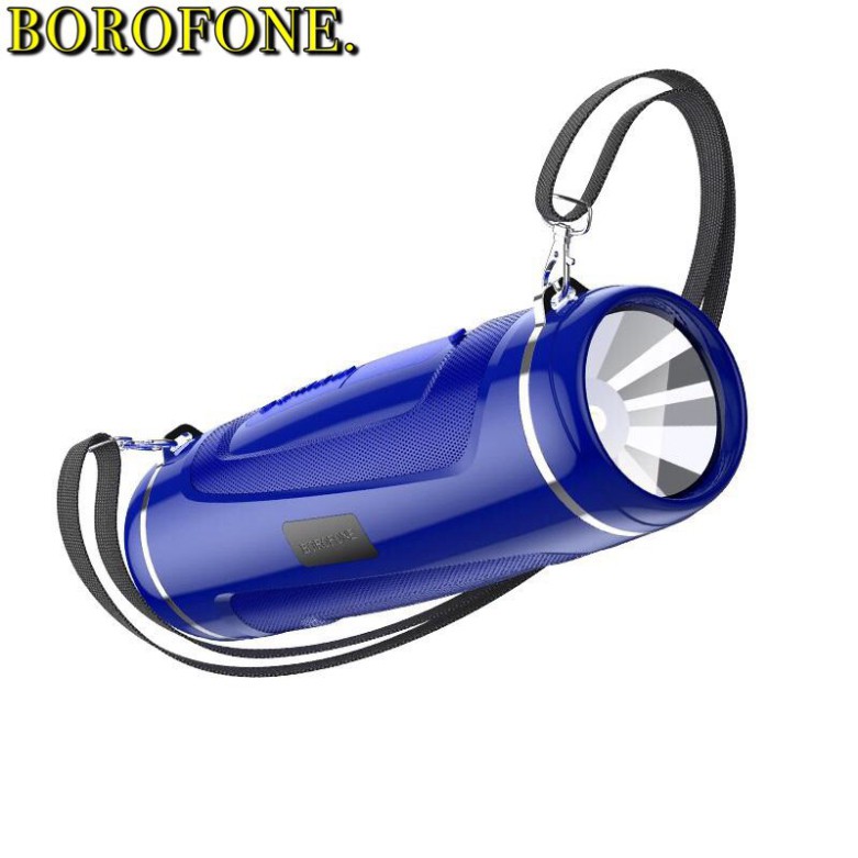 Loa Bluetooth không dây BR7 Nghe Nhạc hỗ trợ đèn pin dây đeo CHÍNH HÃNG Borofone