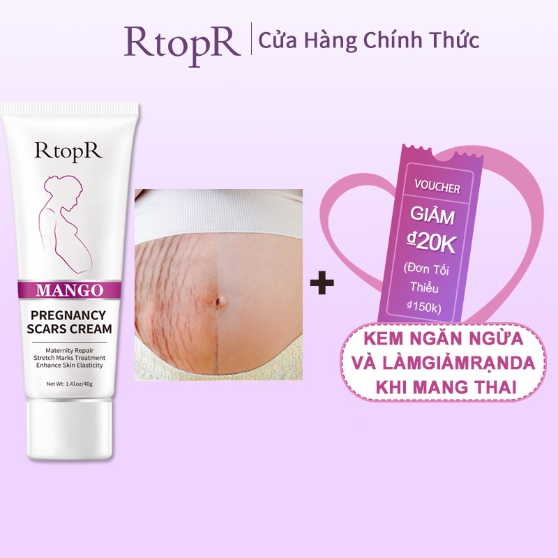 Kem Rtopr Cho Phụ Nữ Mang Thai Hỗ Trợ Giảm Sẹo Rạn Da Chống Lão Hóa Và Nếp Nhăn 40g