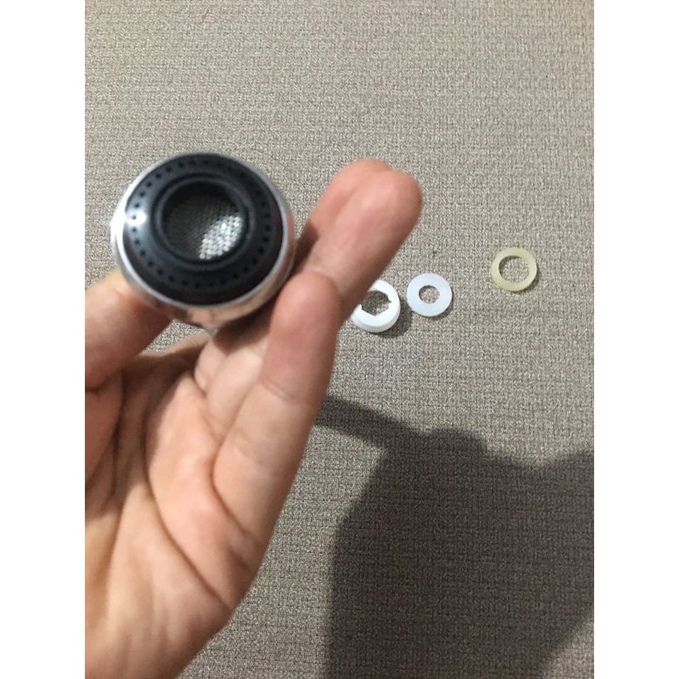 Đầu vòi tăng áp tạo bọt xoay 180 độ