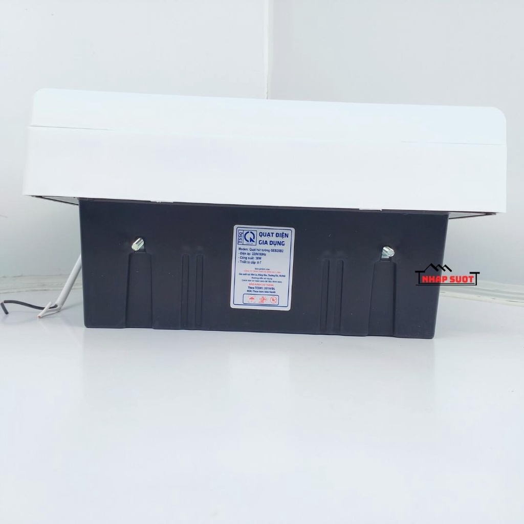 Quạt Thông Gió Gắn Tường GRINEU Đáy 25x25 cm GEB20B2